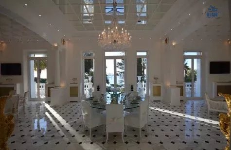 Villa Cannes : magnificent renovated villa, sea view, swimming pool, garden, reception room