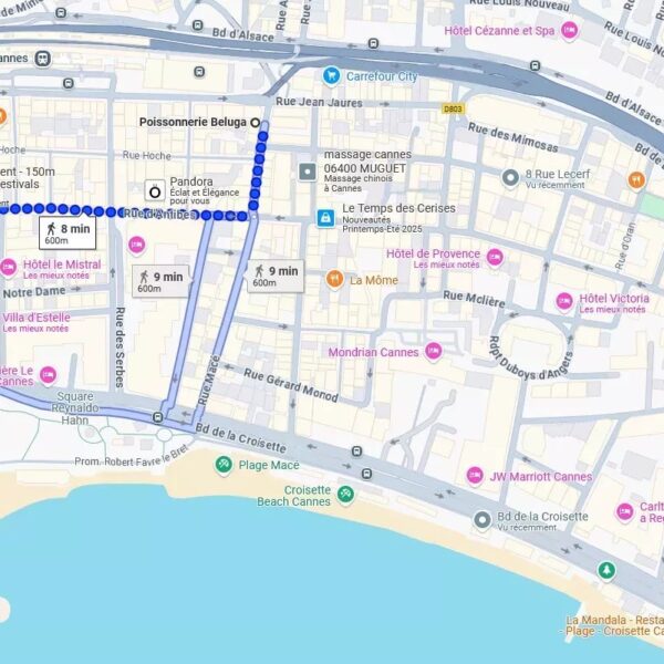 Appartement Cannes Gambetta : 3 pièces contemporain, proche commerces