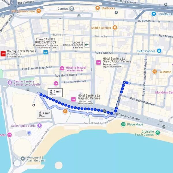 Cannes: charming, quiet studio in the city center