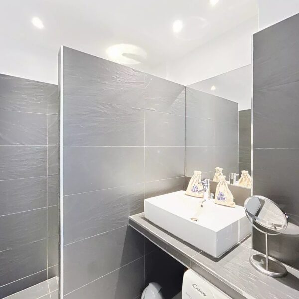 Cannes : secteur Palm Beach – 1 chambre – Vue mer