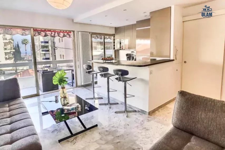 Cannes: Palm Beach area – 1 bedroom – Sea view