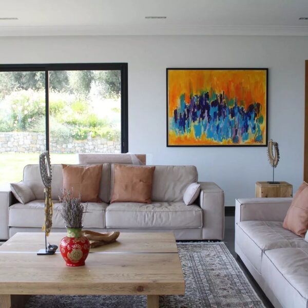 Villa Roquefort-les-Pins: 5 bedrooms, infinity pool, panoramic sea view