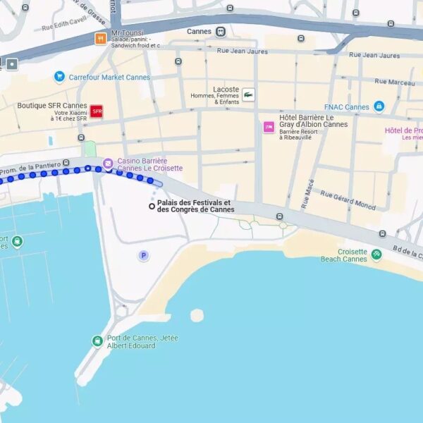 Cannes : Vue mer imprenable – Appartement 2 chambres lumineux au calme avec loggia