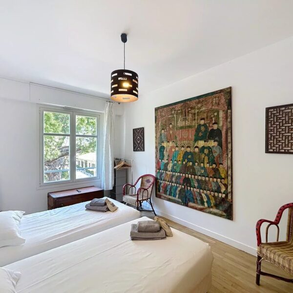 Cannes : Vue mer imprenable – Appartement 2 chambres lumineux au calme avec loggia