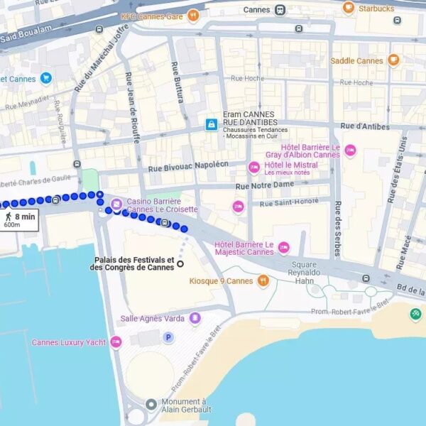 Cannes: beautiful apartment with terrace and view of the Vieux port