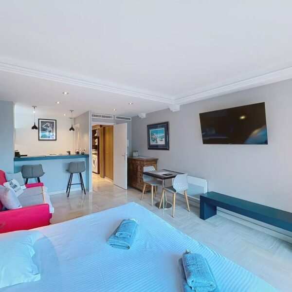 Cannes: prestigious studio with terrace in a quiet location in the city center