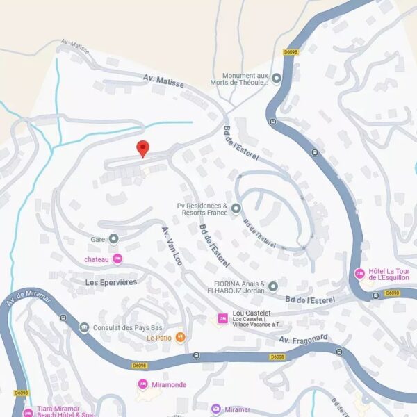 Théoule : Splendide appartement vue mer, résidence piscine