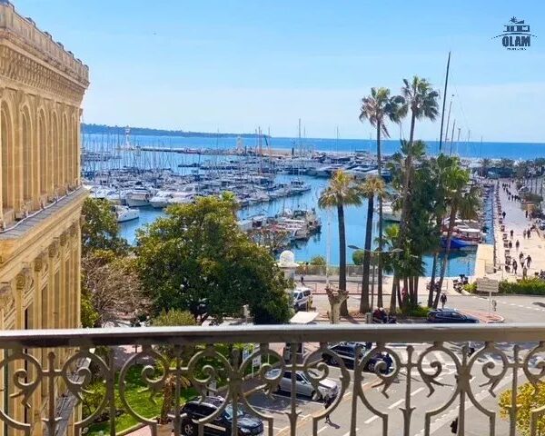 Cannes : bel appartement avec terrasse et vue sur le vieux port