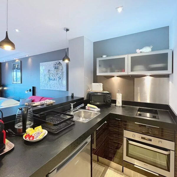 Cannes: prestigious studio with terrace in a quiet location in the city center