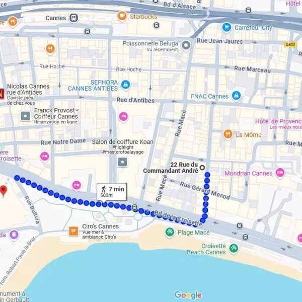 Studio Cannes Banane : charmant, avec alcôve, immeuble avec ascenseur