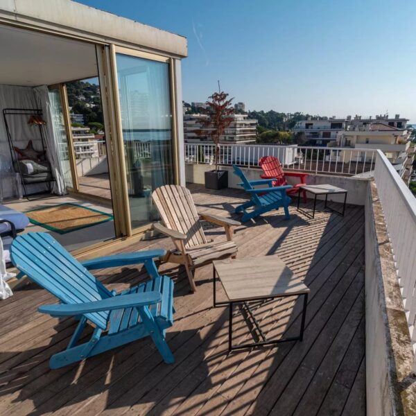 Appartement Cannes Basse Californie : 3 chambres, splendide rooftop
