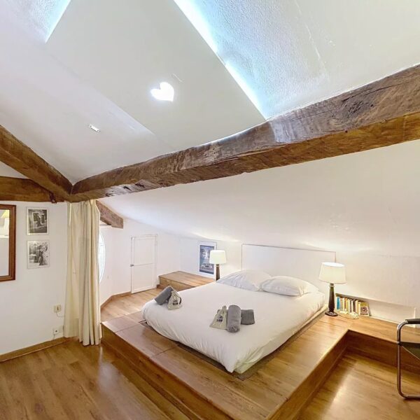 Cannes: 3 bedroom one of a kind loft with parking