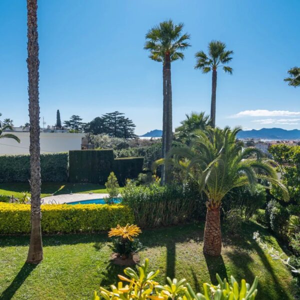 Apartment Cannes Montfleury : stunnig 3 bedrooms, sea view, residence, swimming pool