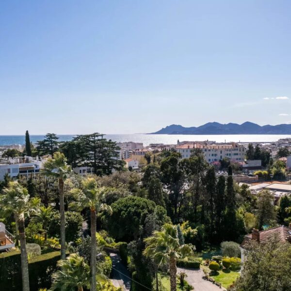 Apartment Cannes Montfleury : stunnig 3 bedrooms, sea view, residence, swimming pool