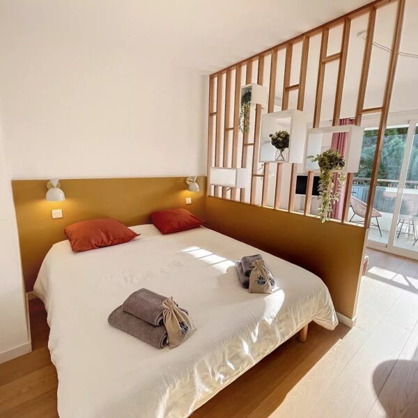 Studio Cannes : verdure, calme absolu