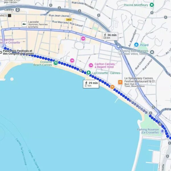 Cannes : Appartement 2 pièces à 100m des plages