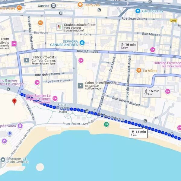 Appartement Cannes Banane : 3 pièces, terrasse, proche Croisette