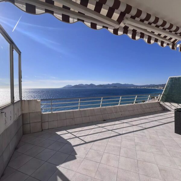 Cannes: Rooftop 2-room apartment with sea view