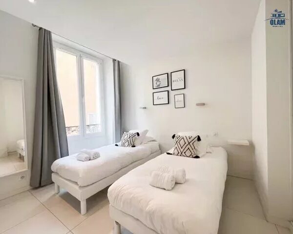 Cannes : très bel appartement au calme en centre ville