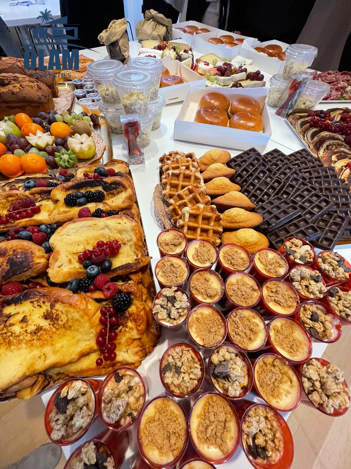 Petit déjeuner buffet - Agence immobilière Olam Properties