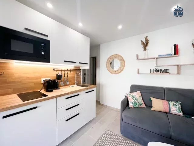 Cannes: 2-room apartment in a quiet location, 2 minutes from the beaches