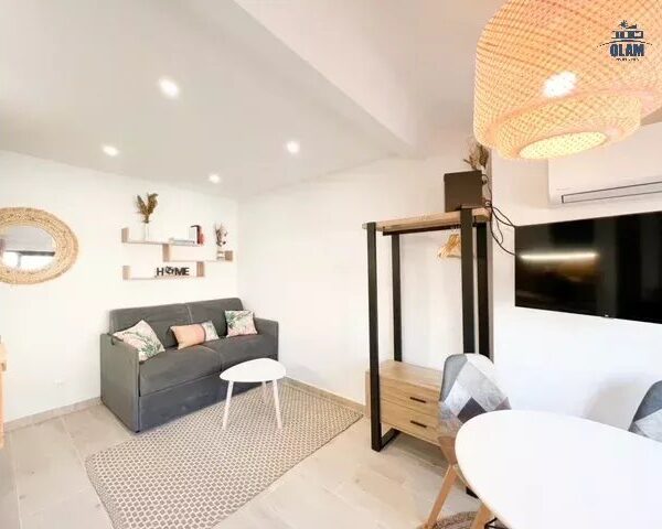 Cannes: 2-room apartment in a quiet location, 2 minutes from the beaches