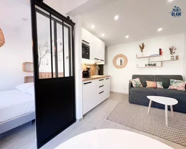 Cannes  : appartement 2 pièces au calme à 2 mn des plages