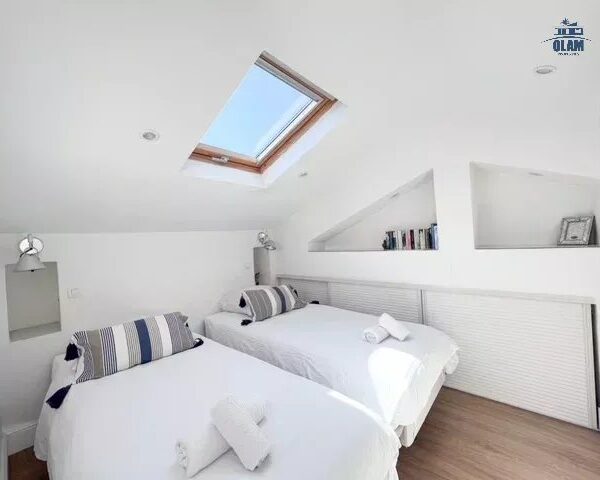 Cannes: Appartement duplex Suquet 3 chambres avec terrasse et vue mer