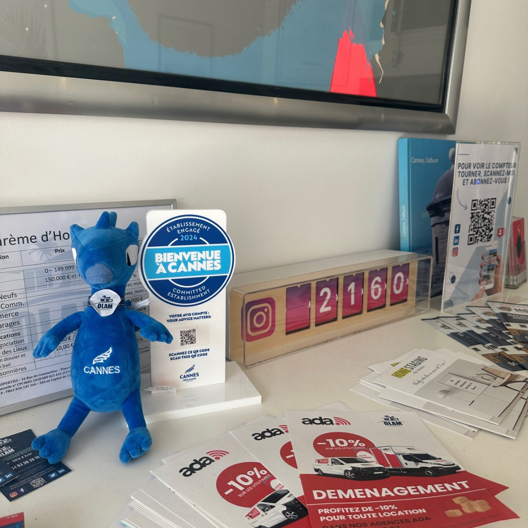 Actualités Olam Properties - Léro, le dragon bleu de Cannes : notre mascotte chez Olam Properties