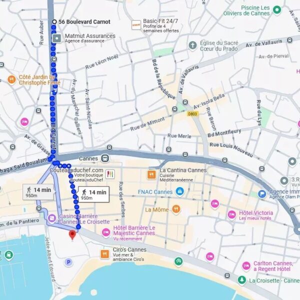 Appartement Cannes – Proche centre, superbe 3 chambres, 3 SDB, clim, ascenseur