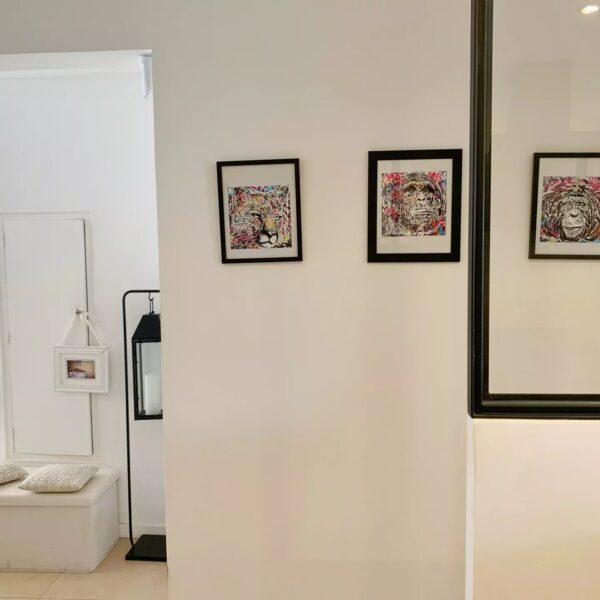 RDJ Cannes Tassigny : 3P traversant, expo sud, jardin de 90 M2