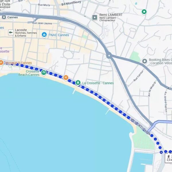 Cannes: quiet 3-bedroom apartment with parking