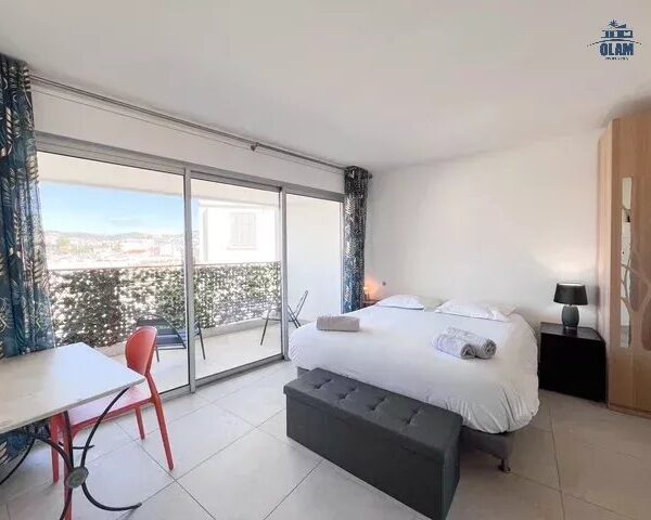 Cannes : Splendid 1BR in new residence – Palais 3 mns