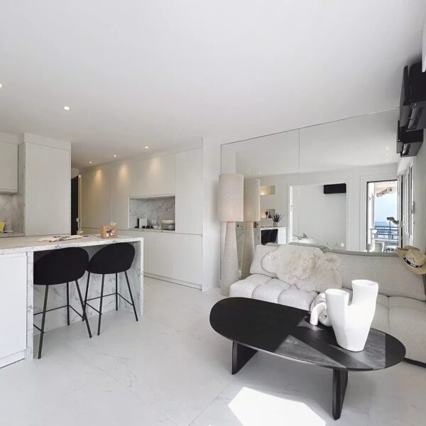 Appartement Cannes  avec vue mer imprenable terrasse, proche plages du Midi