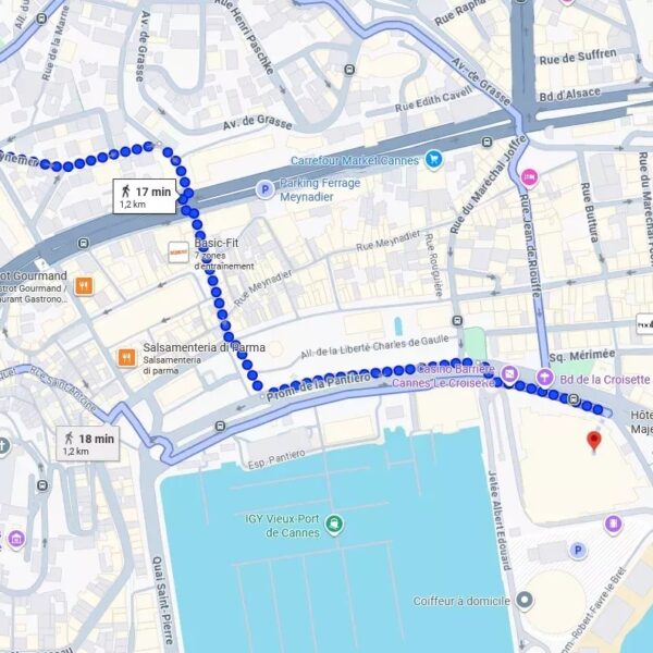 Little White House in Cannes – 2 BR + mezzanine duplex apartment close to Suquet