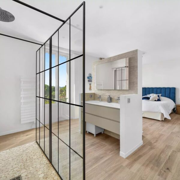 Luxury villa Cannes – 4P expo South, swimming pool, garden & sea view